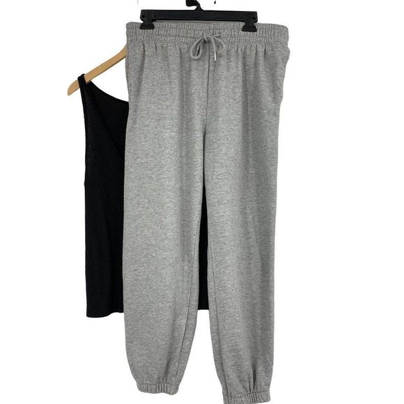 Lot of Two Size Large S2K Jogger Pants H&M + FP Deep Plunge Swing Tank Top 1784 - Picture 4 of 11